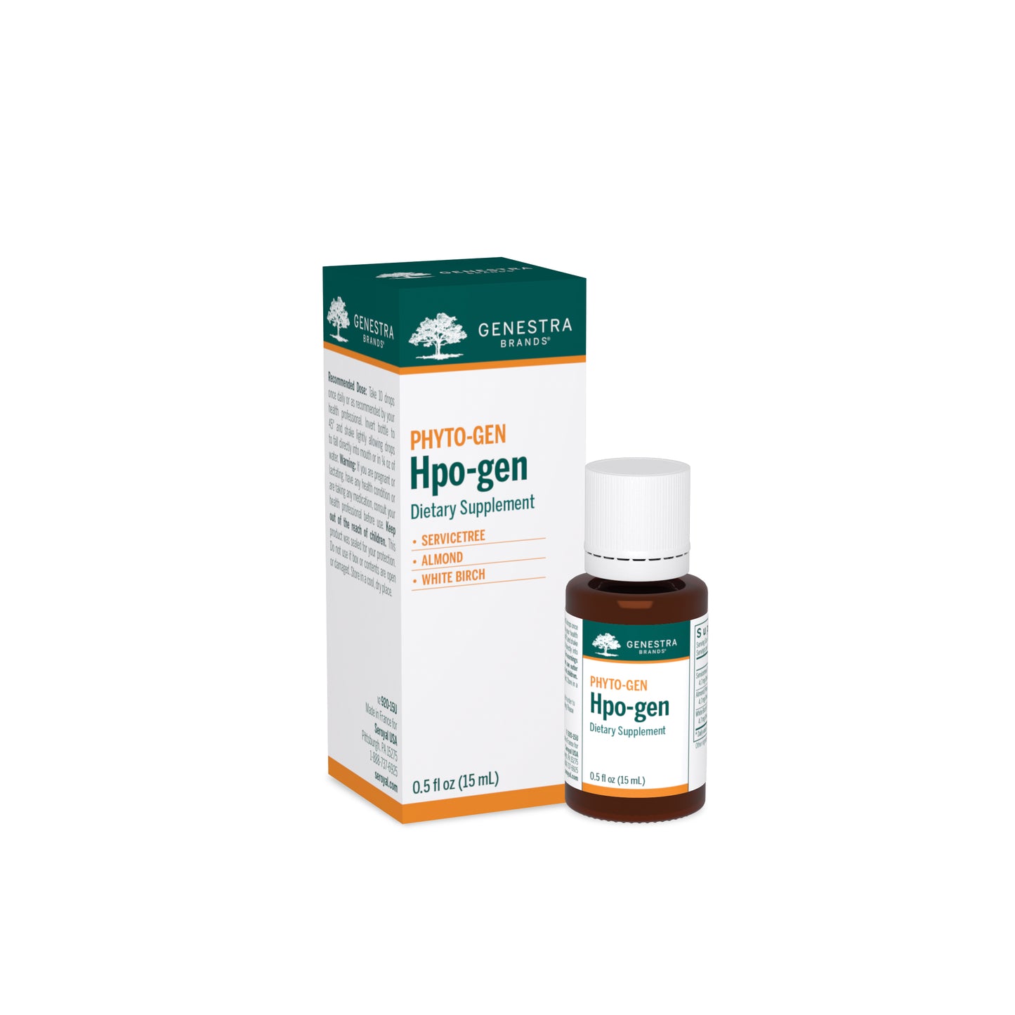 Genestra, Hpo-gen, 0.5 fl oz UPC 883196109623 | HiLife Vitamins