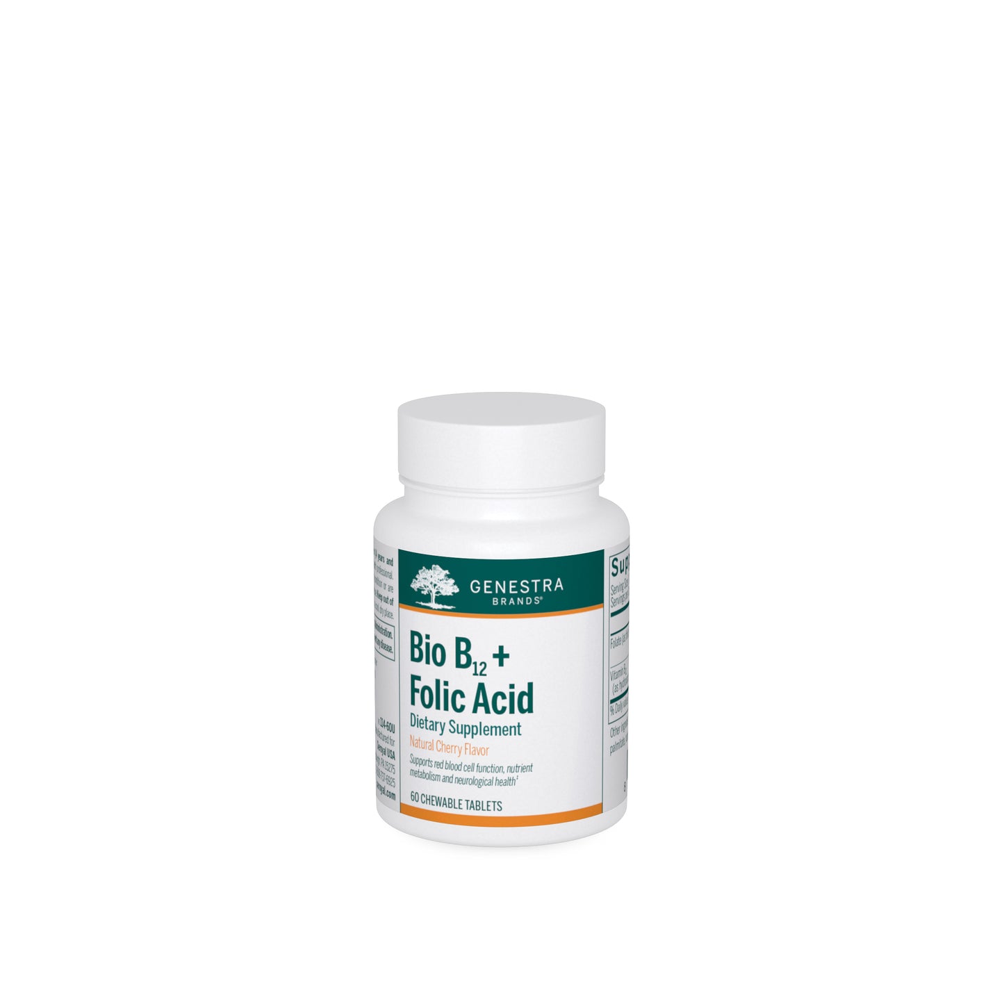 Genestra, Bio B12 + Folic Acid, 60 Tablets UPC 883196112418 | HiLife Vitamins