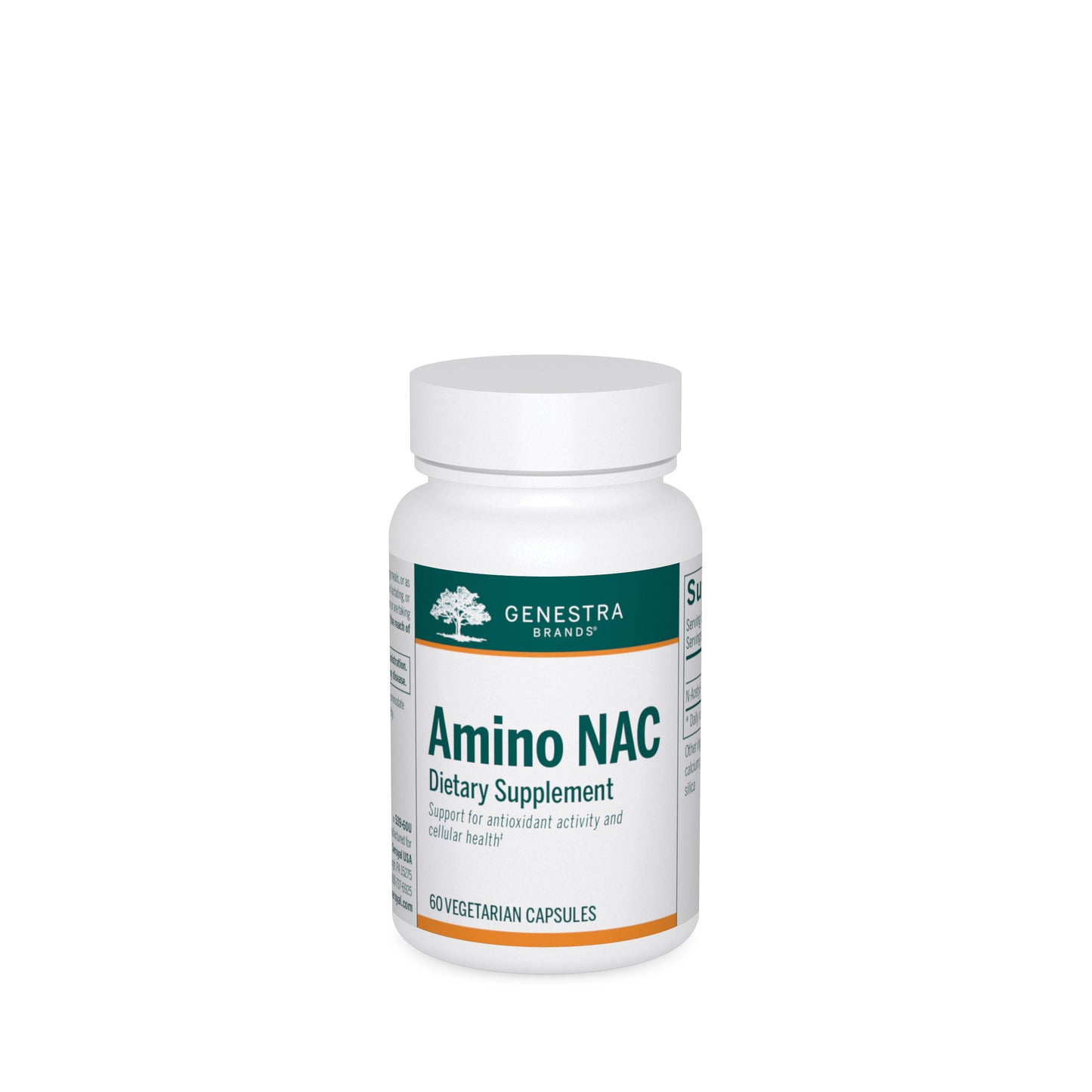 Genestra, Amino NAC, 60 Vegetarian Capsules UPC 883196112913 | HiLife Vitamins