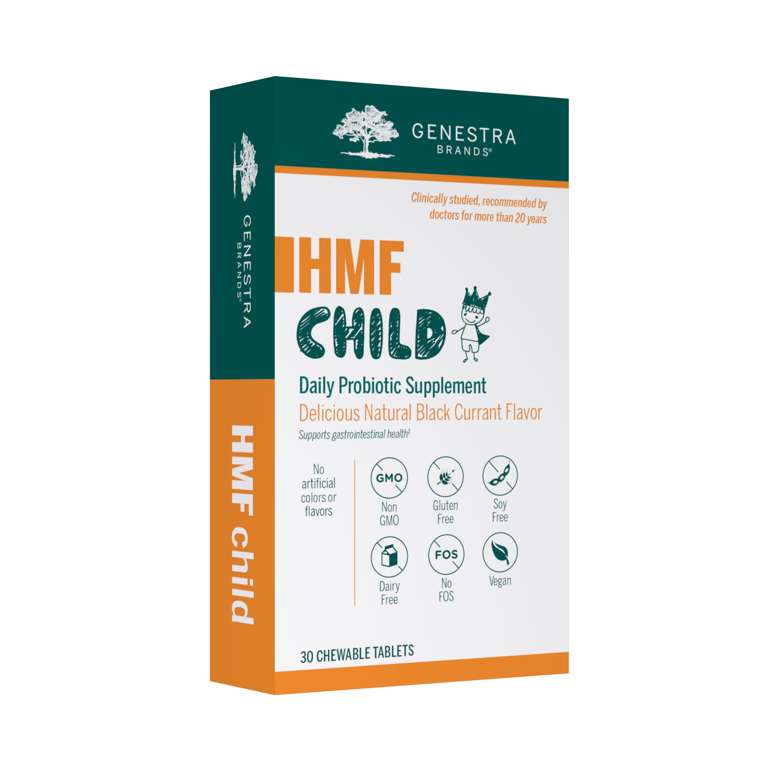 Genestra, HMF Child, 30 Tablets UPC 883196113422 | HiLife Vitamins