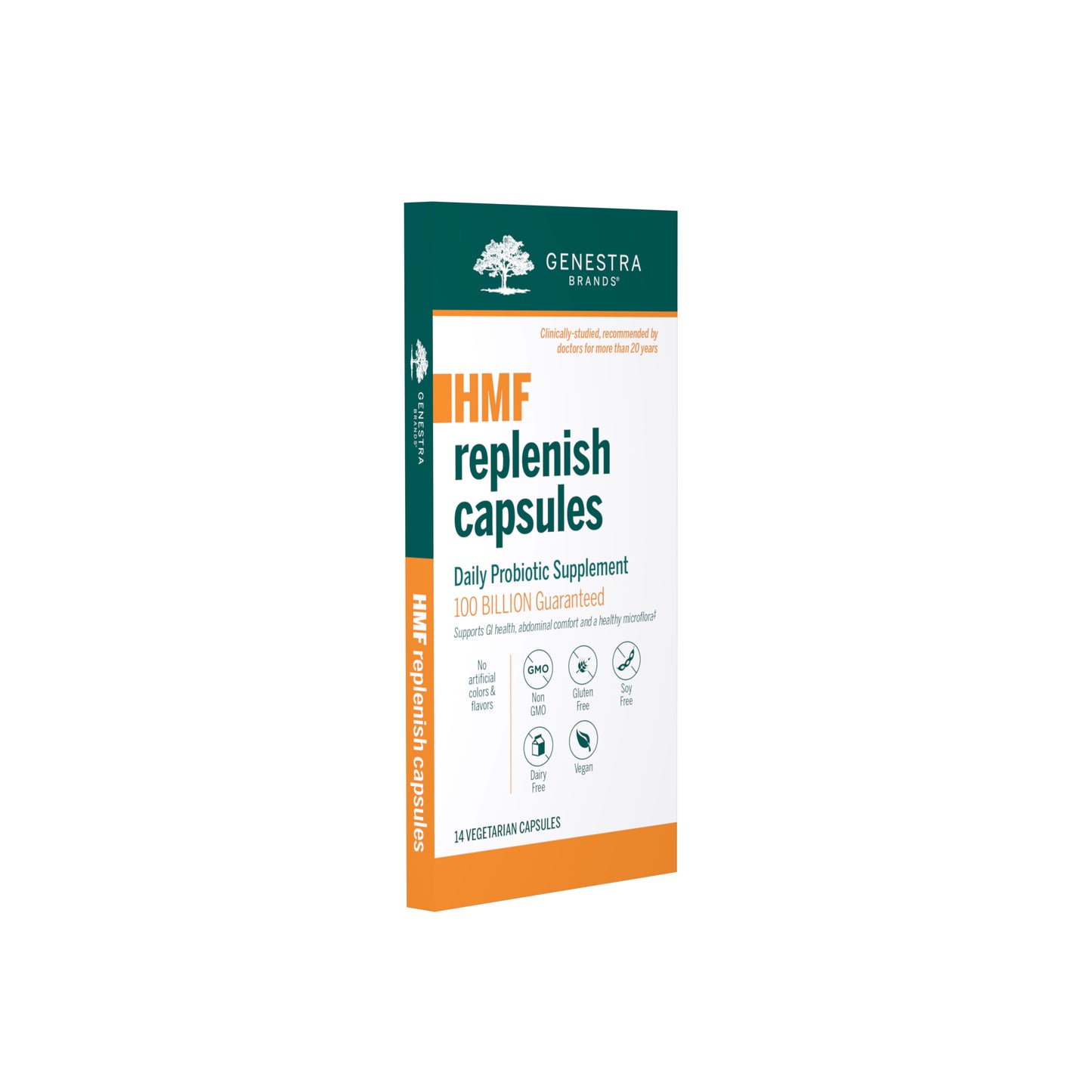 Genestra, HMF Replenish Capsules, 14 Vegetarian Capsules UPC 883196113521 | HiLife Vitamins