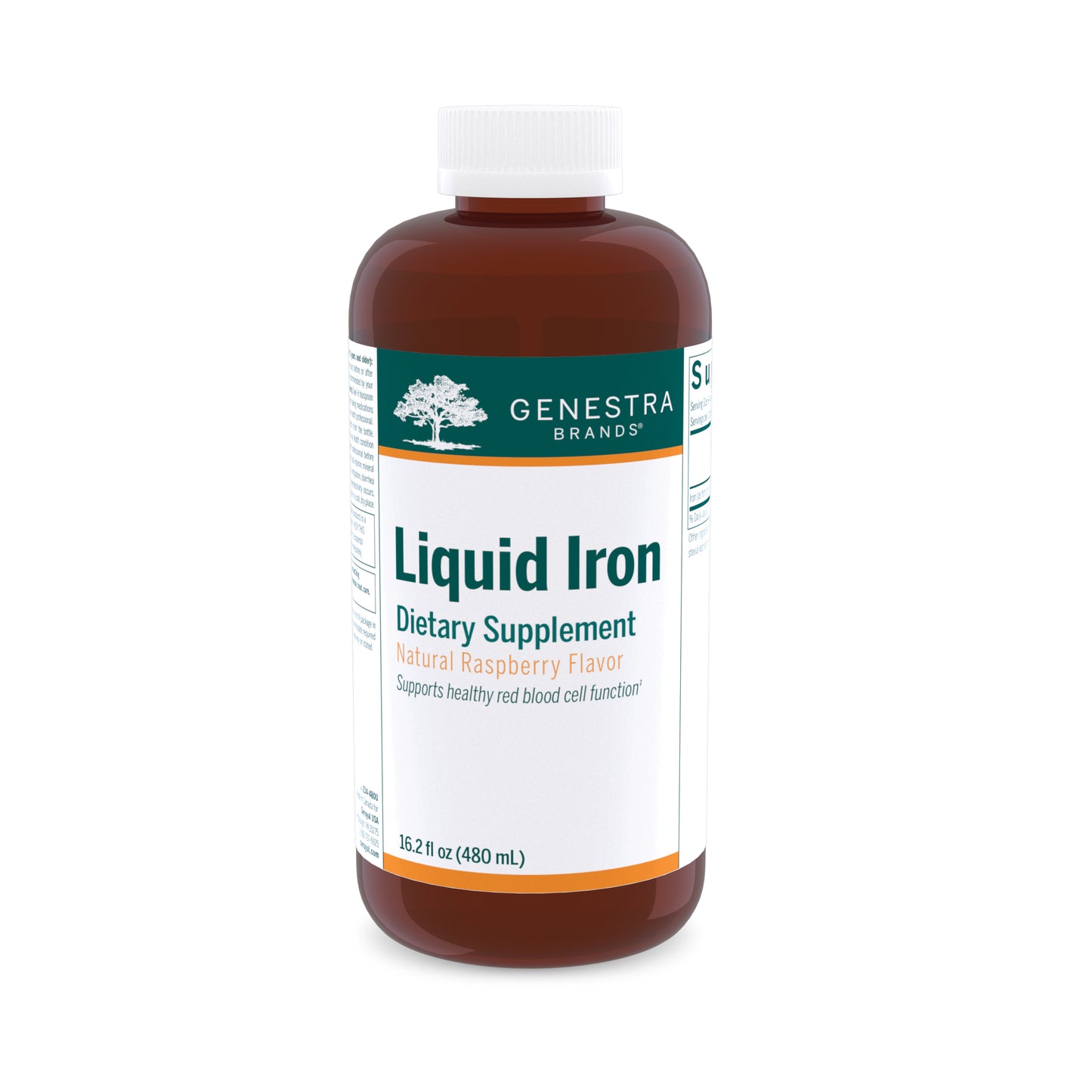 Genestra, Liquid Iron - 480, 16.2 fl oz UPC 883196142903 | HiLife Vitamins