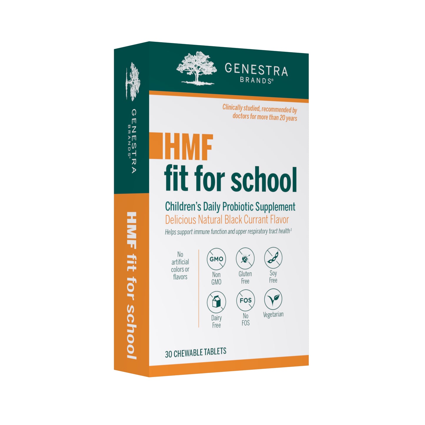 Genestra, HMF Fit for School, 30 Chewable Tablets UPC 883196144006 | HiLife Vitamins