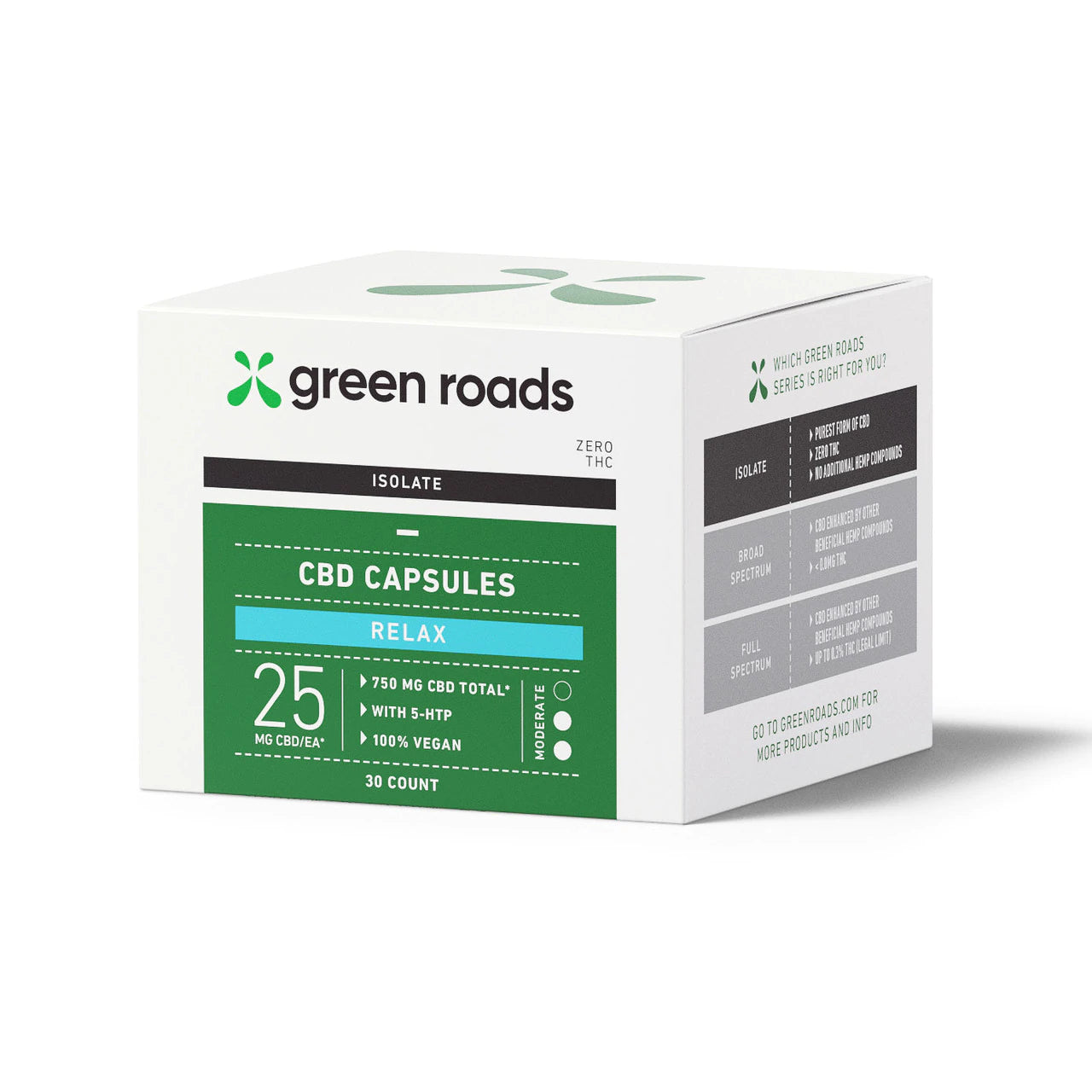 Green Roads, CBD Relax Capsules, 750 mg, 30 Capsules UPC 644216388387 | HiLife Vitamins