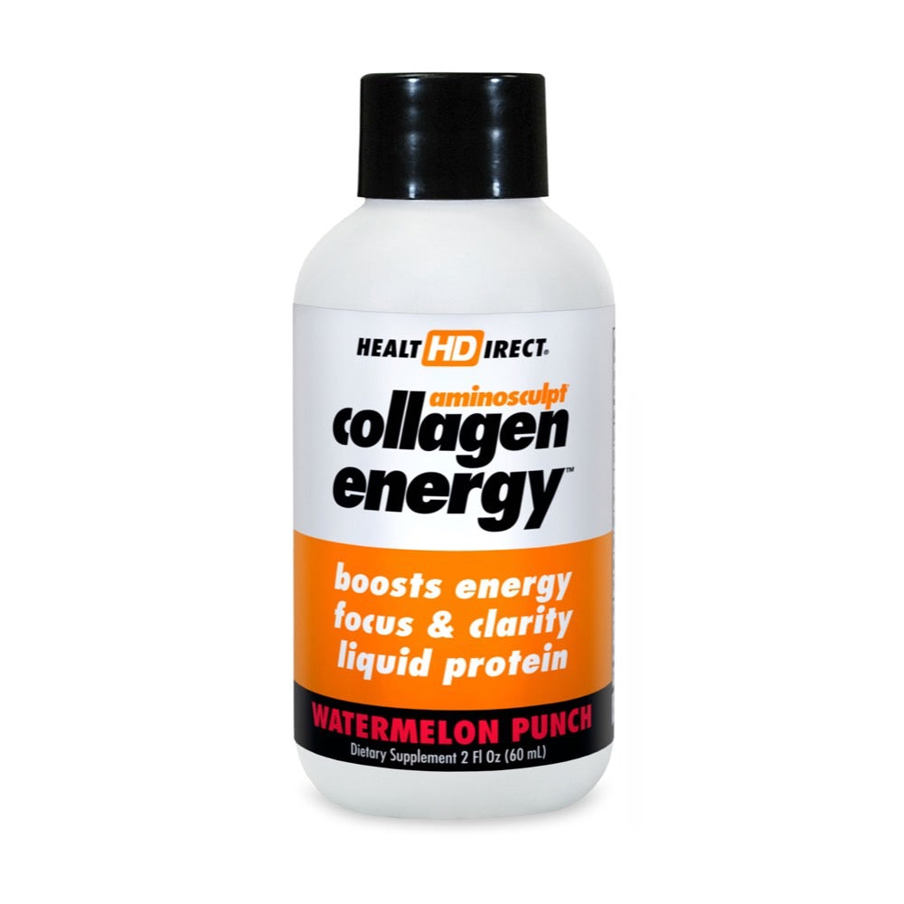 Health Direct, Aminosculpt Collagen Energy, Watermelon Pomegranate, 15 Oz UPC 814599002877 | HiLife Vitamins