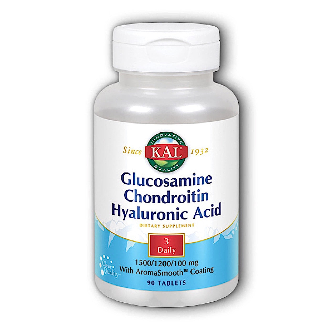Kal, Gluc Chon HA 1500/1200/100mg, 90 Tablets UPC 021245120940 | HiLife Vitamins