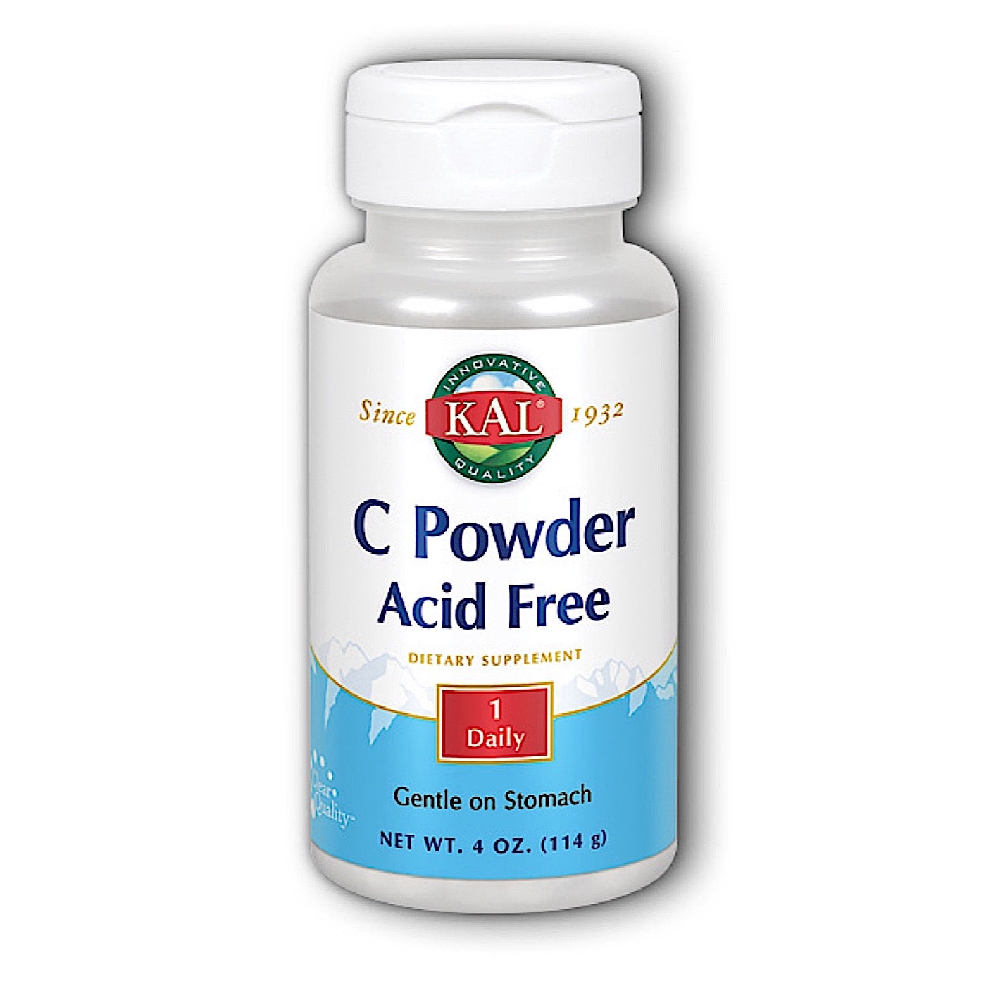 Kal, C Acid Free Unflavored 4200mg, 4 Oz UPC 021245567240 | HiLife Vitamins