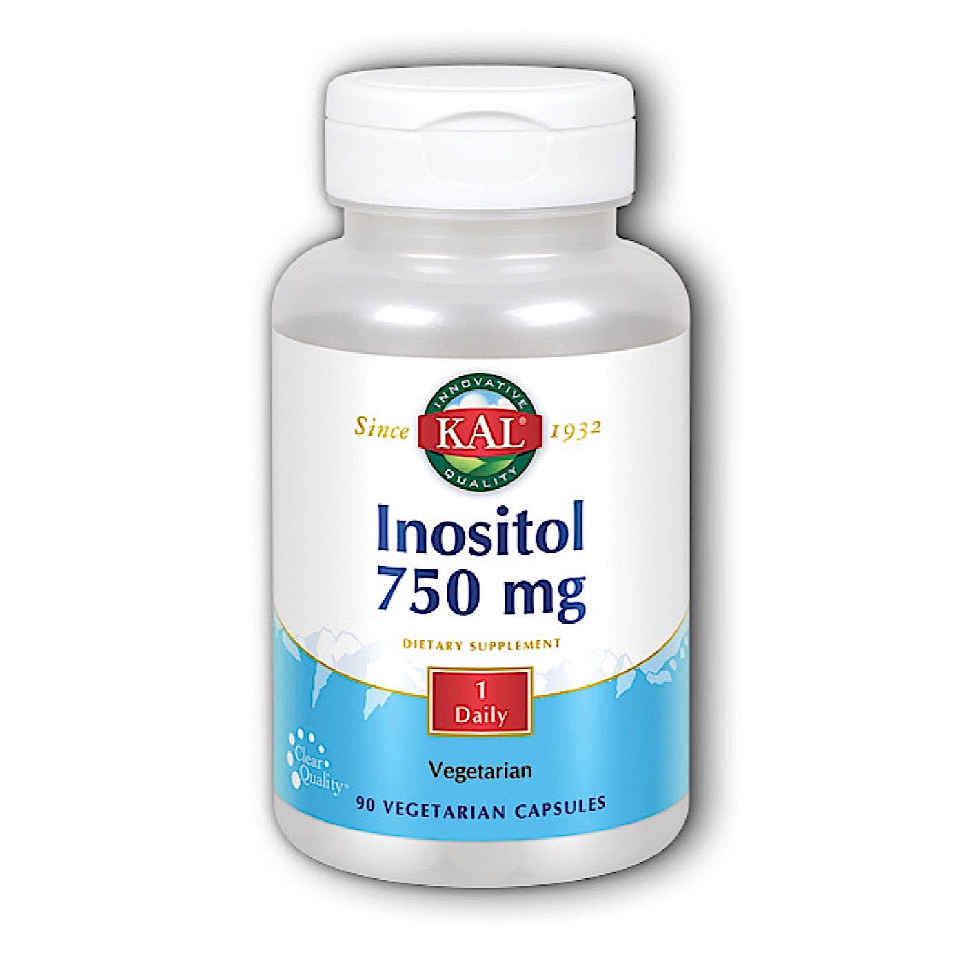 Kal, Inositol 750mg, 90 Capsules UPC 021245581529 | HiLife Vitamins