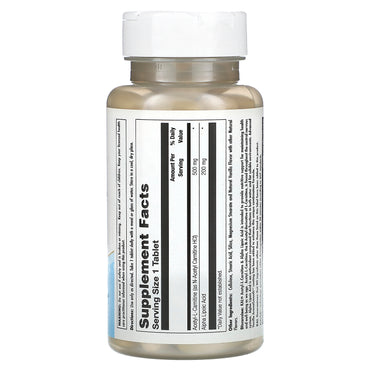 Kal, Acetyl-L-Carnitine & Alpha Lipoic Acid, 60 Tablets UPC 021245117605 | HiLife Vitamins