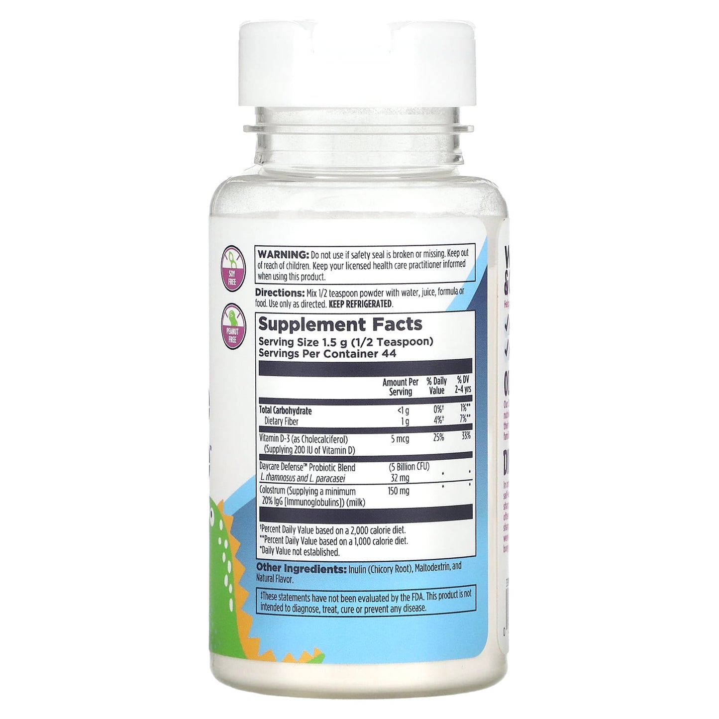 Kal, Daycare Defense Unflavored, 2.3 OZ UPC 021245264958 | HiLife Vitamins