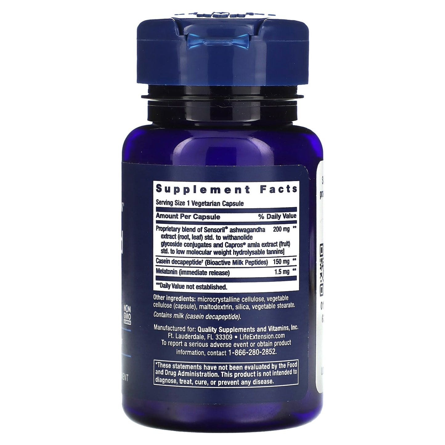 Life Extension, Enhanced Sleep with Melatonin, 30 Capsules UPC 737870155133 | HiLife Vitamins