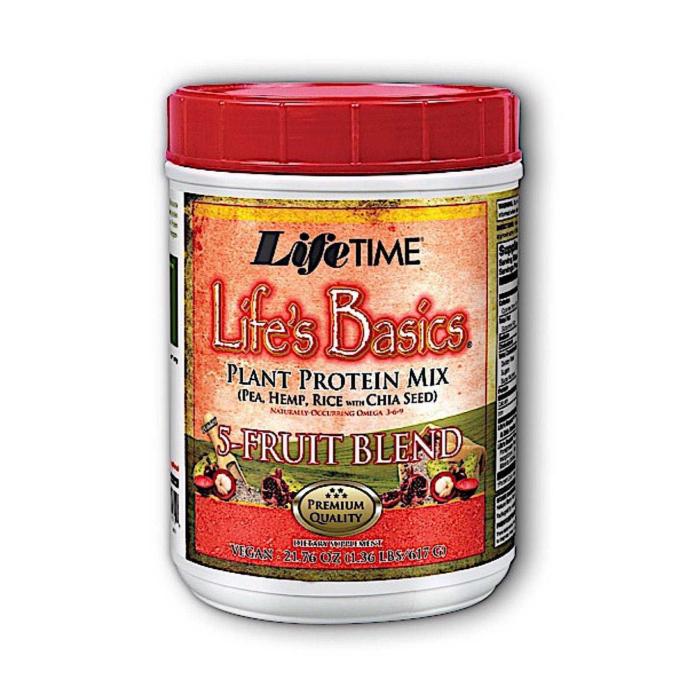 Lifetime, 5-Fruit Blend Protein Powder, 1.62 Lbs UPC 053232900709 | HiLife Vitamins