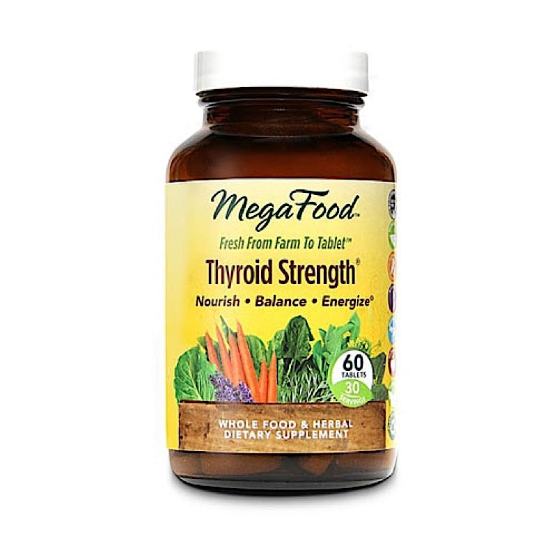 Megafood, Thyroid Strength, 60 Tablets UPC 051494200285 | HiLife Vitamins
