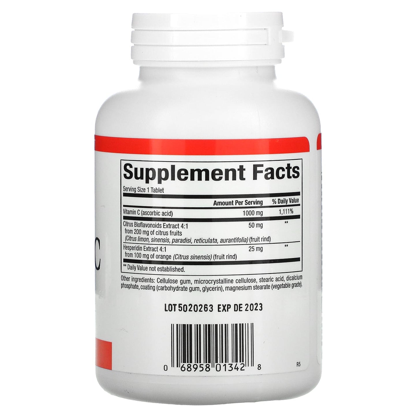 Natural Factors, Vitamin C, Time Release, 1,000 mg, 180 Tablets UPC 068958013428 | HiLife Vitamins