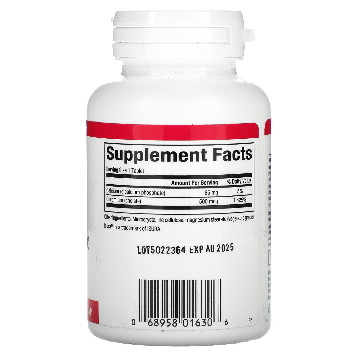 Natural Factors, Chromium GTF Chelate, 500 mcg, 90 Tablets UPC 068958016306 | HiLife Vitamins