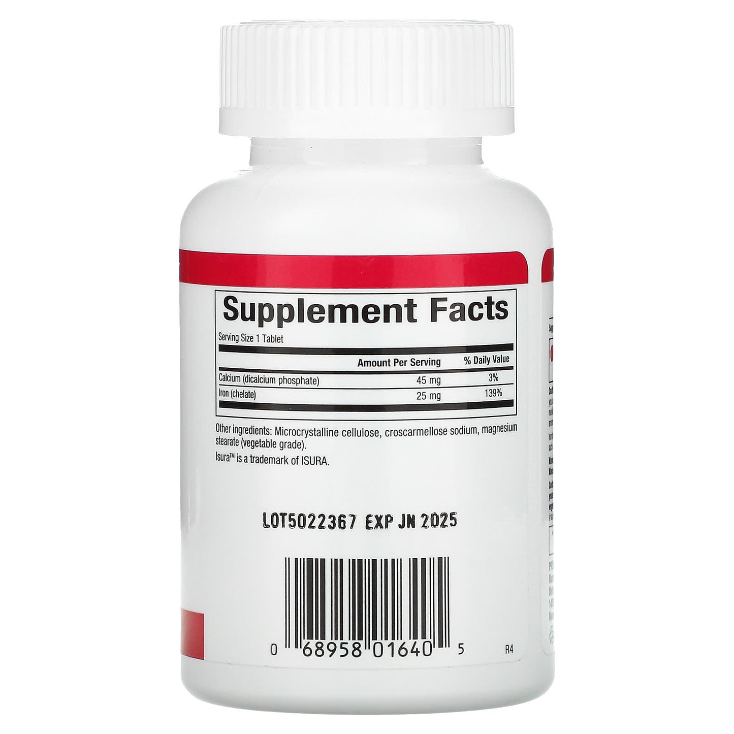 Natural Factors, Iron Chelate, 25 mg, 90 Tablets UPC 068958016405 | HiLife Vitamins