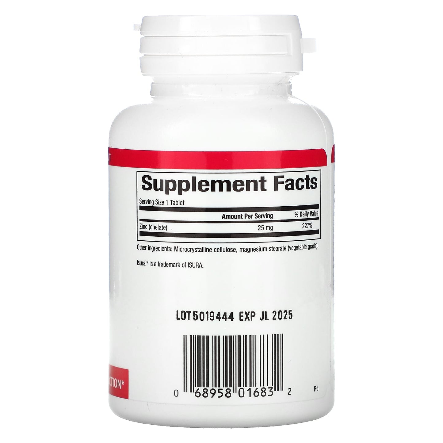 Natural Factors, Zinc Chelate, 25 mg, 90 Tablets UPC 068958016832 | HiLife Vitamins