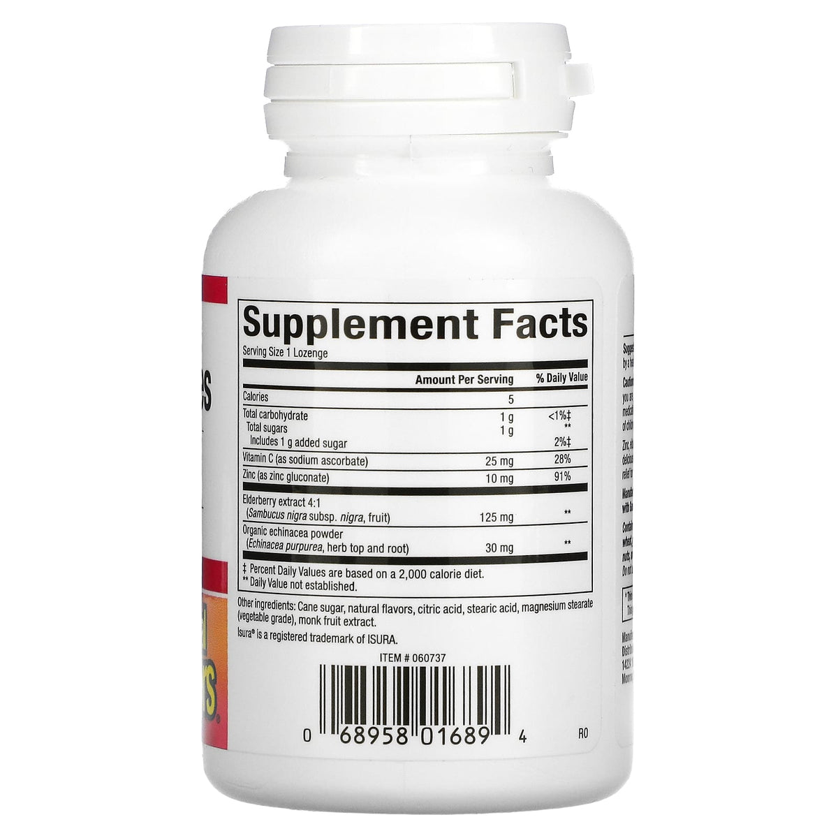 Natural Factors, Zinc Lonzenges, With Elderberry, Echina, 60 Lozenges HiLife Vitamins