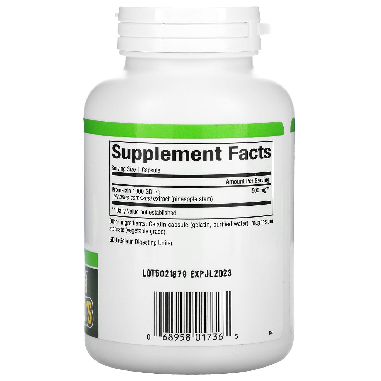 Natural Factors, Bromelain, 500 mg, 180 Capsules UPC 068958017365 | HiLife Vitamins