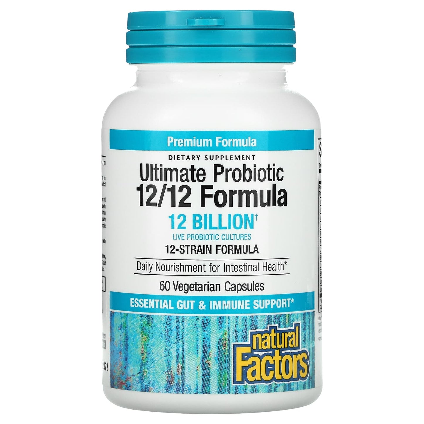 Natural Factors, Ultimate Probiotic, 12/12 Formula, 12 B, 60 Capsules UPC 068958018478 | HiLife Vitamins