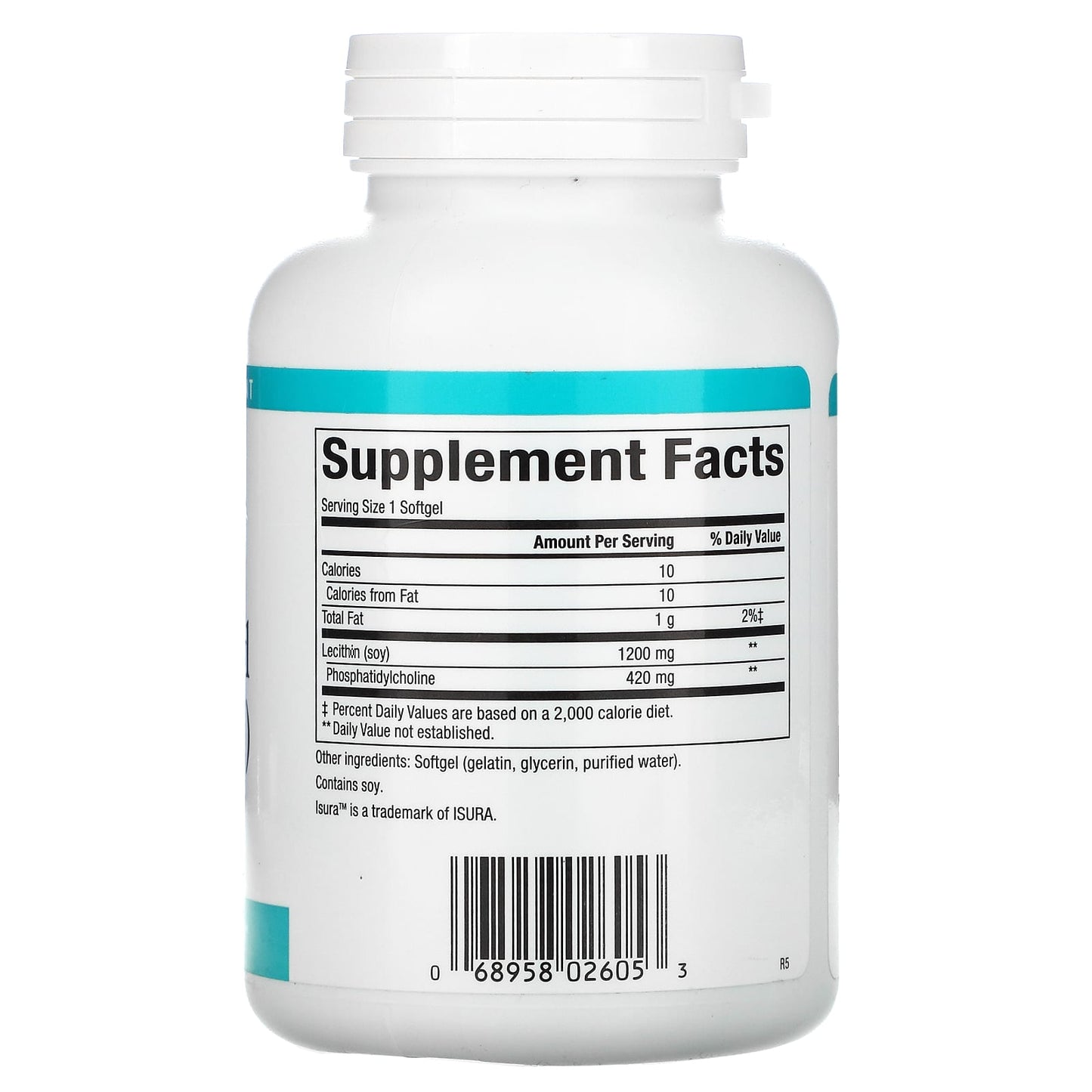 Natural Factors, Phosphatidyl Choline (PC), 420 mg, 90 Softgels UPC 068958026053 | HiLife Vitamins