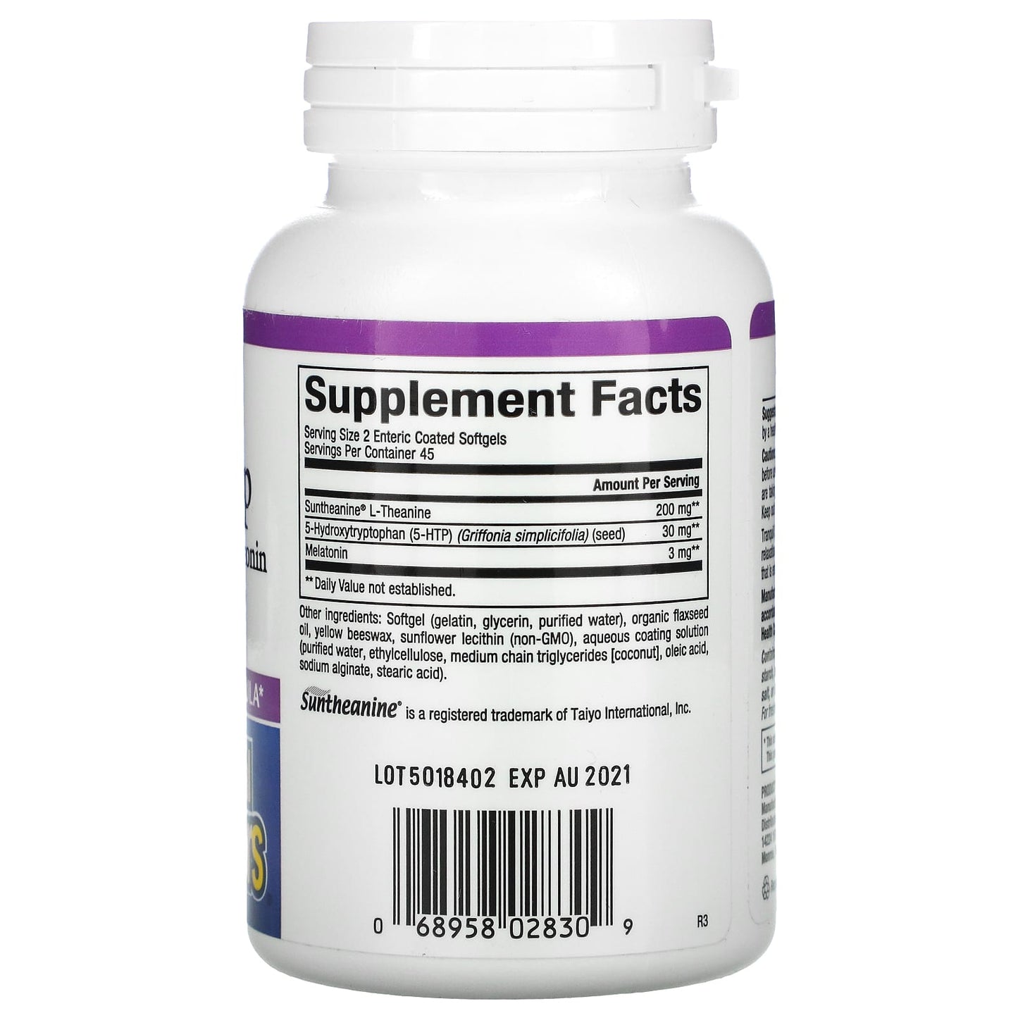 Natural Factors, Stress-Relax, Tranquil Sleep, 90 Softgels UPC 068958028309 | HiLife Vitamins