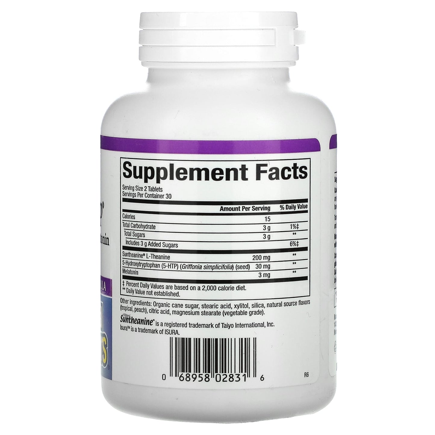 Natural Factors, Stress-Relax, Tranquil Sleep, 60 Chewables UPC 068958028316 | HiLife Vitamins