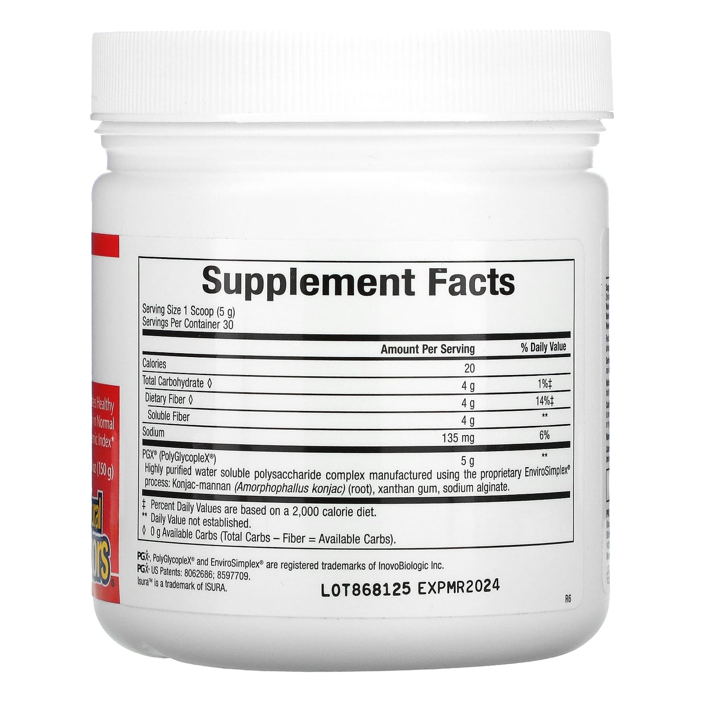 Natural Factors, SlimStyles, PGX Granules, Unflavored, 5.3 Oz UPC 068958035857 | HiLife Vitamins