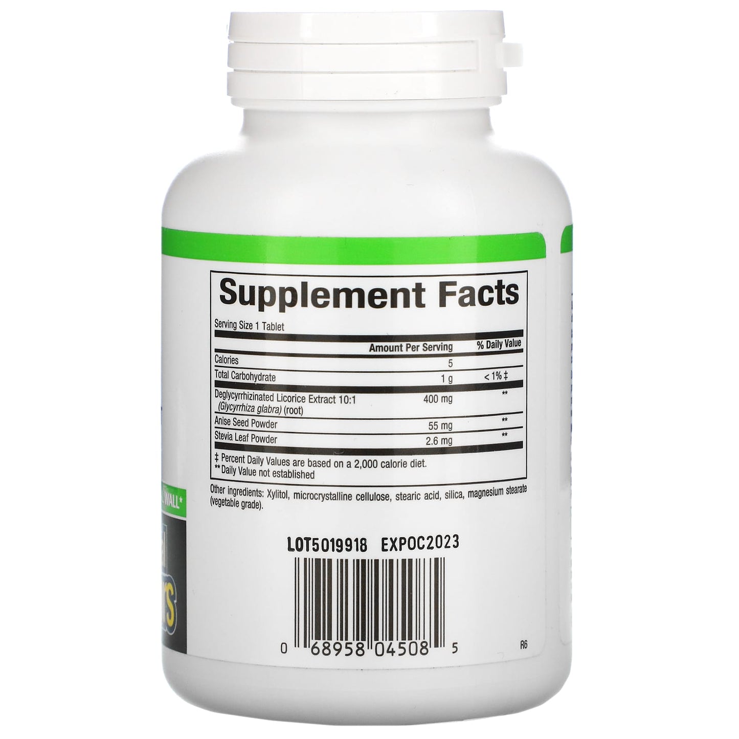 Natural Factors, DGL, Deglycyrrhizinated Licorice Root E, 90 Vegetable Tablets UPC 068958045085 | HiLife Vitamins