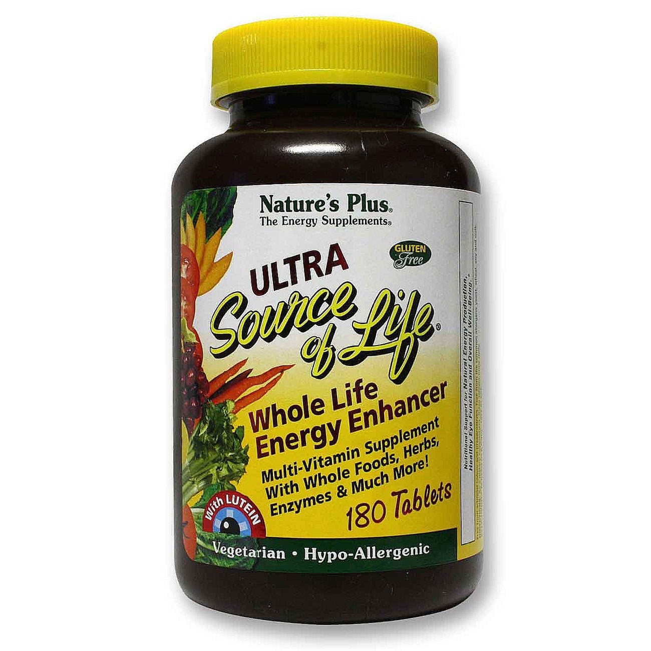 Nature’s Plus, Ultra Source Of Life, 180 Tablets UPC 097467030527 | HiLife Vitamins