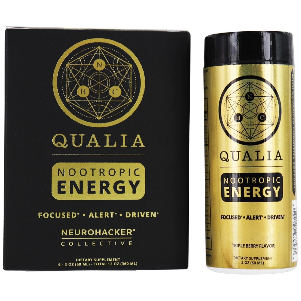 Neurohacker Collective, Nootropic Energy Shot, 6 Bottles UPC 037182978544 | HiLife Vitamins