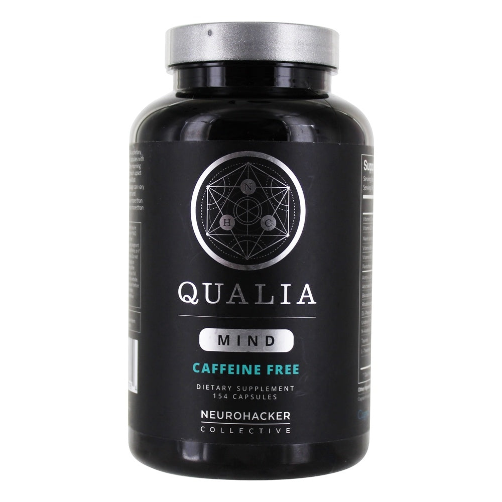Neurohacker Collective, Qualia Mind Caffeine Free, 154 Capsules UPC 666628477954 | HiLife Vitamins