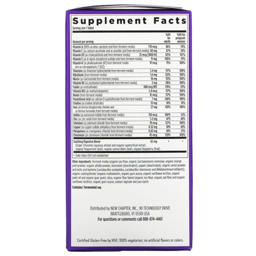 New Chapter, Prenatal One Daily, 90 Tablets UPC 727783903327 | HiLife Vitamins