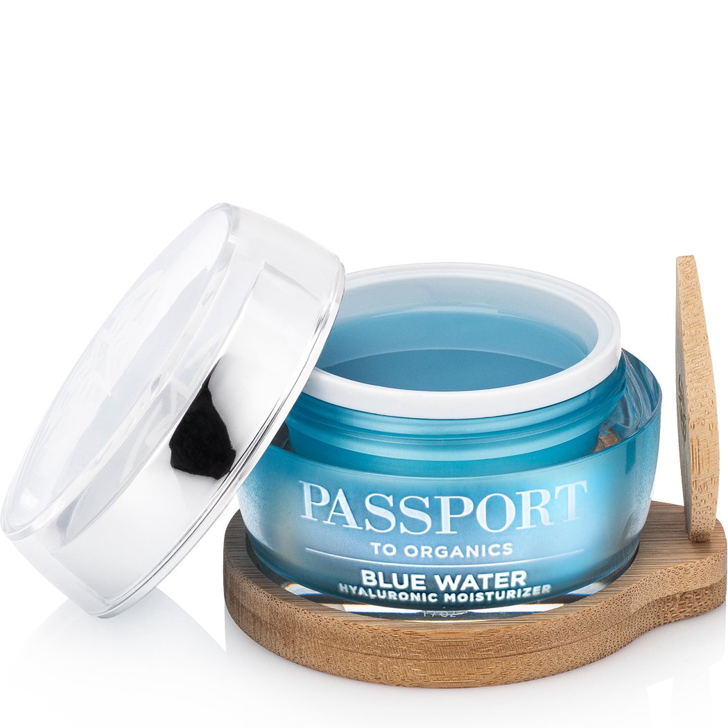 Passport To Organics, Blue Water Hyaluronic Moisturizer, 1.7 Oz UPC 860002095103 | HiLife Vitamins