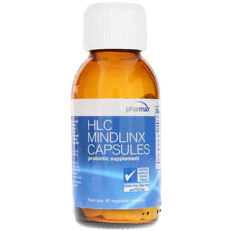Pharmax, HLC MindLinx, 60 Vegatable Capsules UPC 883196201518 | HiLife Vitamins