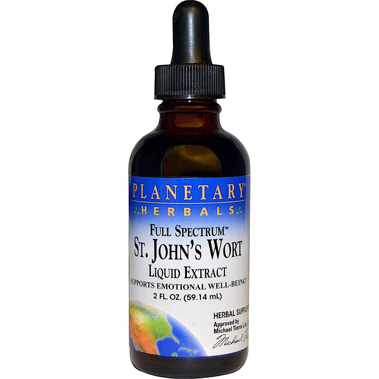 Planetary Herbals, St. John's Wort Extract, Full Spectrum™, 2 UPC 021078101031 | HiLife Vitamins