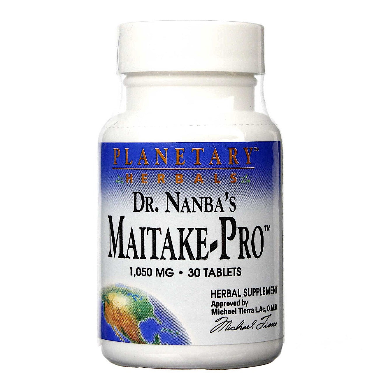 Planetary Herbals, Maitake-Pro™, Dr. Nanba's 1050 mg, 30 Tablets UPC 021078104858 | HiLife Vitamins