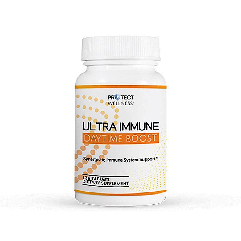 protect wellness, Ultra Immune Daytime Boost, 126 Tablets UPC 860002250991 | HiLife Vitamins