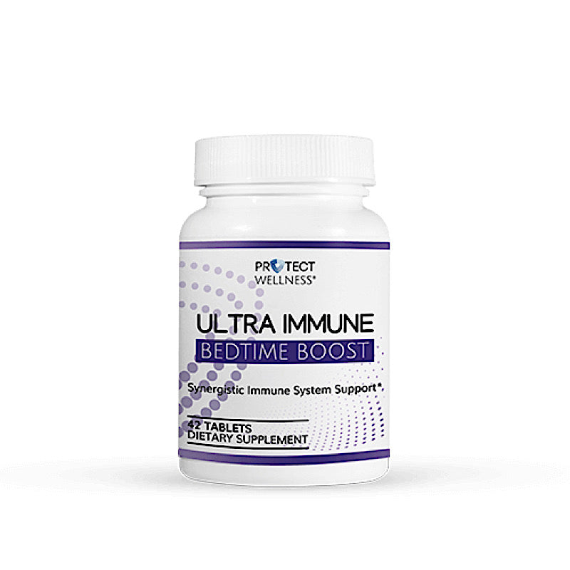 protect wellness, Ultra Immune Bedtime Boost, 42 Tablets UPC 860003769805 | HiLife Vitamins
