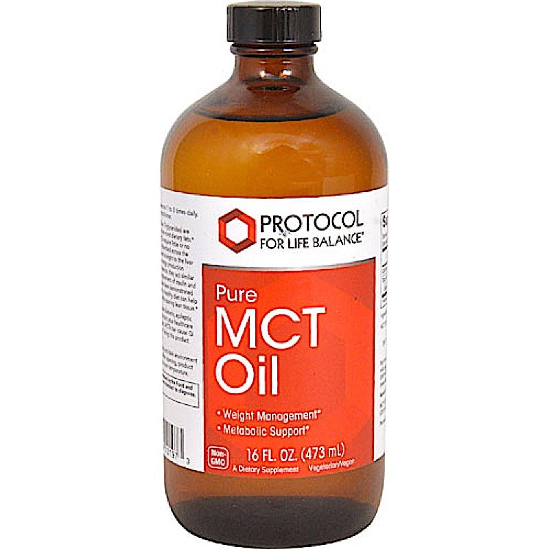 Protocol For Life Balance, MCT OIL, 16 Oz UPC 707359121973 | HiLife Vitamins