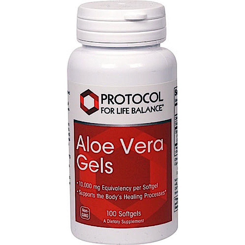 Protocol For Life Balance, ALOE VERA 5000 SGELS, 100 Softgels UPC 707359130364 | HiLife Vitamins