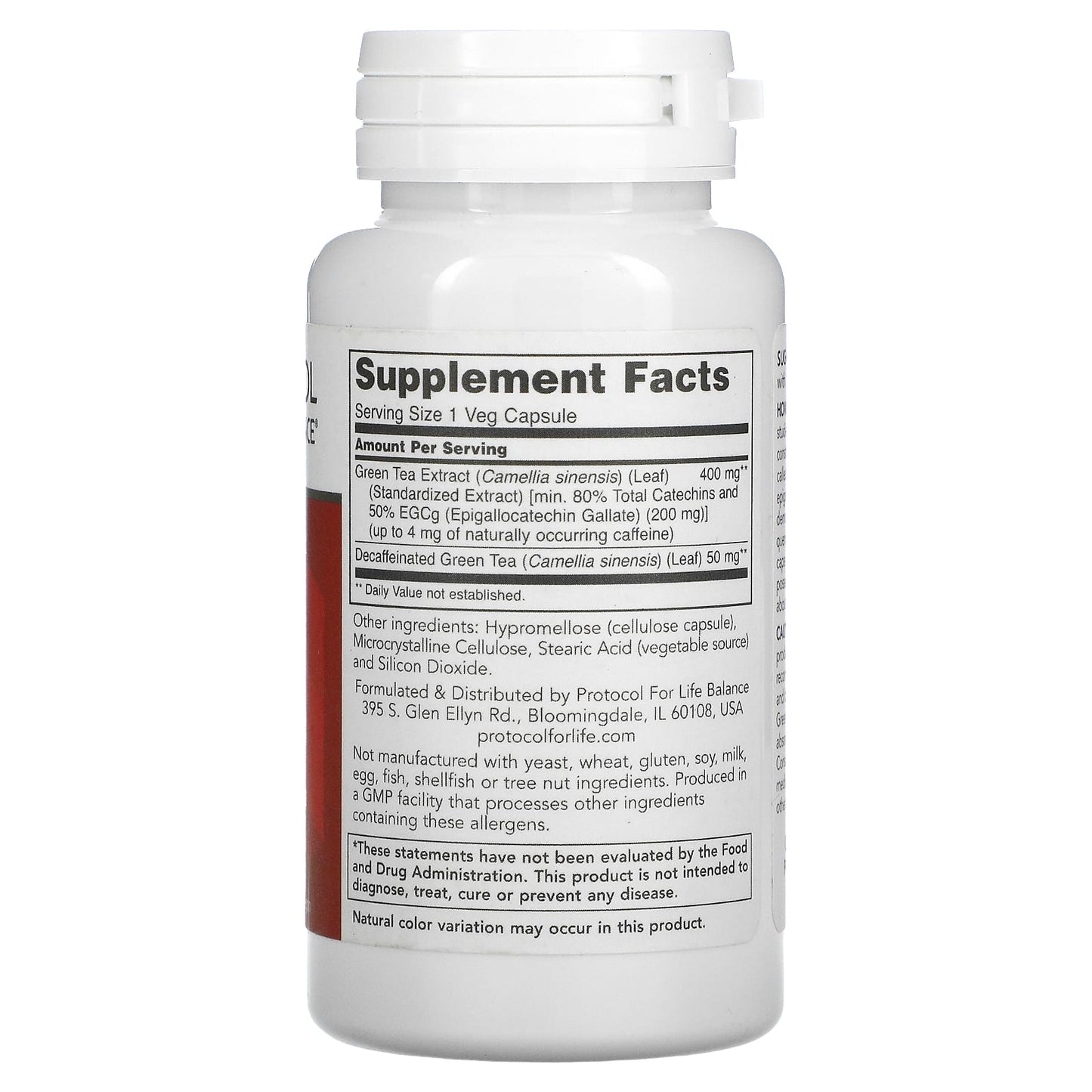 Protocol For Life Balance, EGCG (GREEN TEA EXTRACT), 90 Veg Capsules UPC 707359147041 | HiLife Vitamins