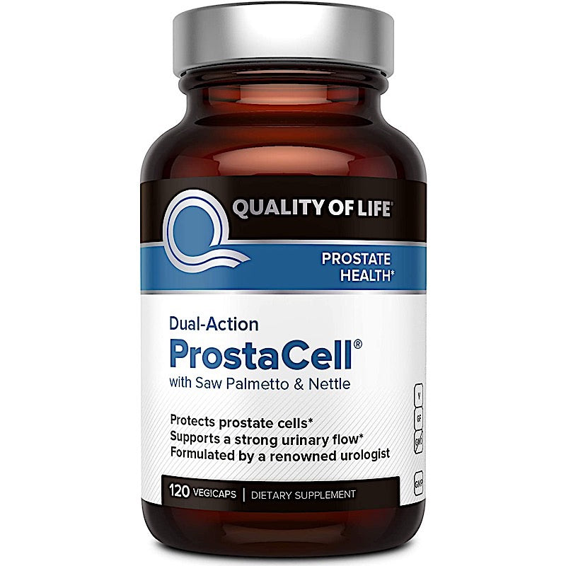 Quality Of Life, Prosta Cell, 120 VegiCaps UPC 812259003127 | HiLife Vitamins