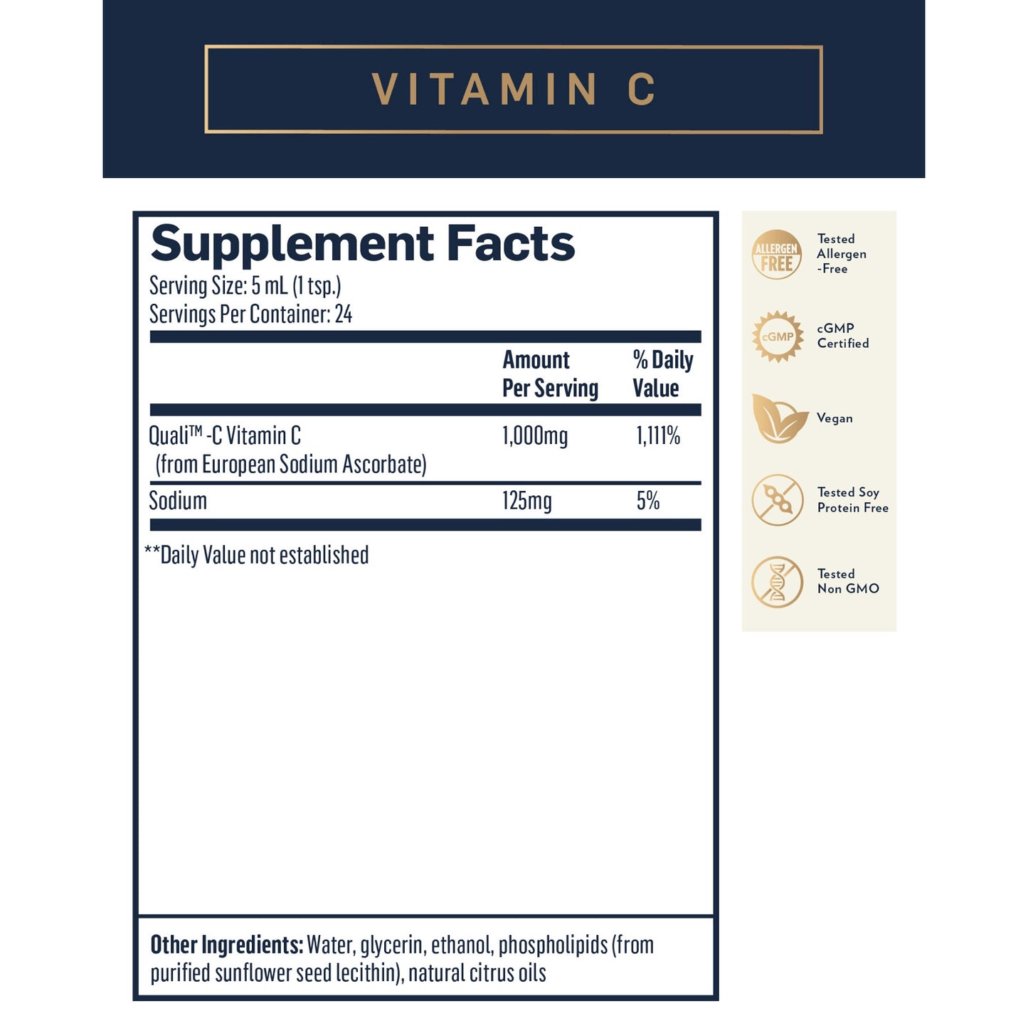 Quicksilver Scientific, Liposomal Vitamin C, 4 fl oz UPC 653341621108 | HiLife Vitamins