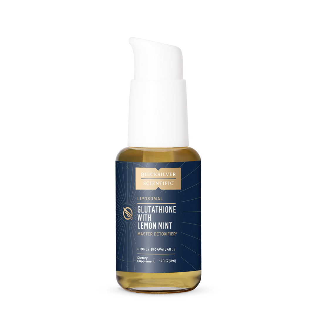 hilife glutathione Quicksilver Scientific, Liposomal Glutathione With Lemon Mint, 1.7 Fl Oz (50mL)