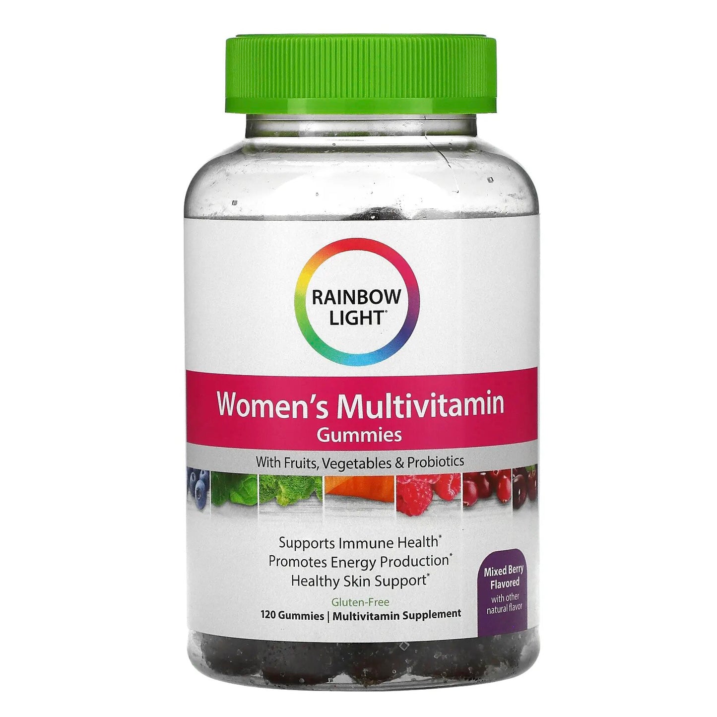 Rainbow Light, Women's Multivitamin, Mixed Berry, 120 Gummies UPC 021888201488 | HiLife Vitamins