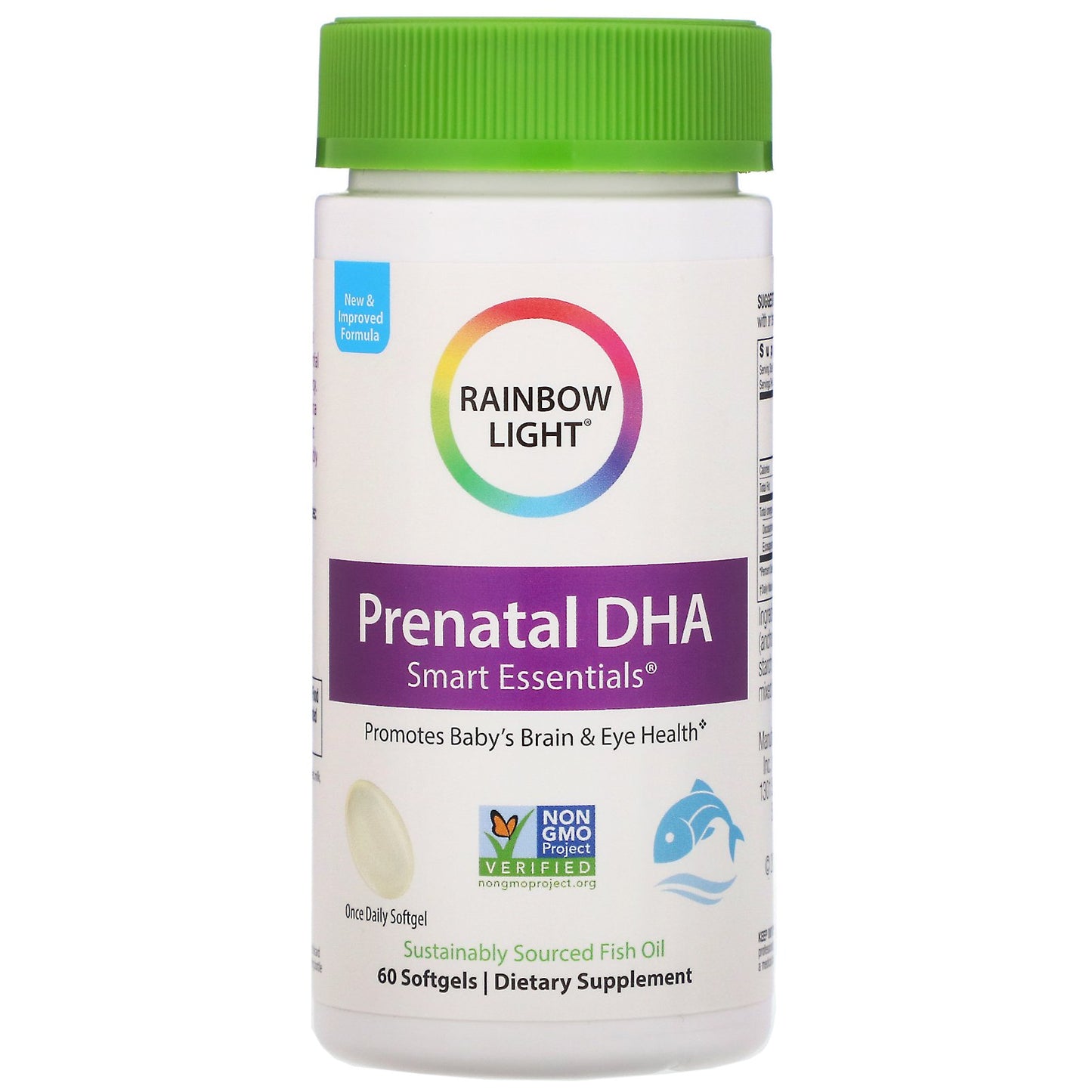 Rainbow Light, DHA Smart Essentials, 60 Softgels UPC 021888113323 | HiLife Vitamins