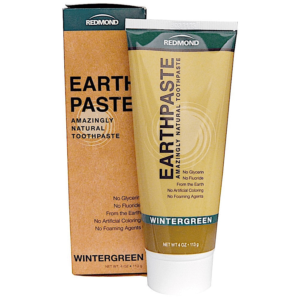 Redmond Life, Wintergreen Earthpaste, 4 Oz Tube UPC 018788105329 | HiLife Vitamins