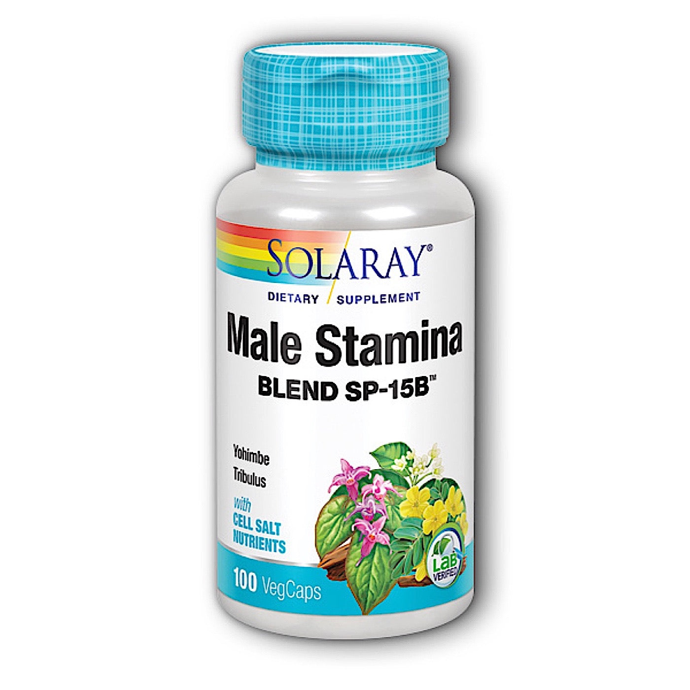 Solaray, Male Stamina Blend SP-15B, 100 VegCaps UPC 076280021516 | HiLife Vitamins