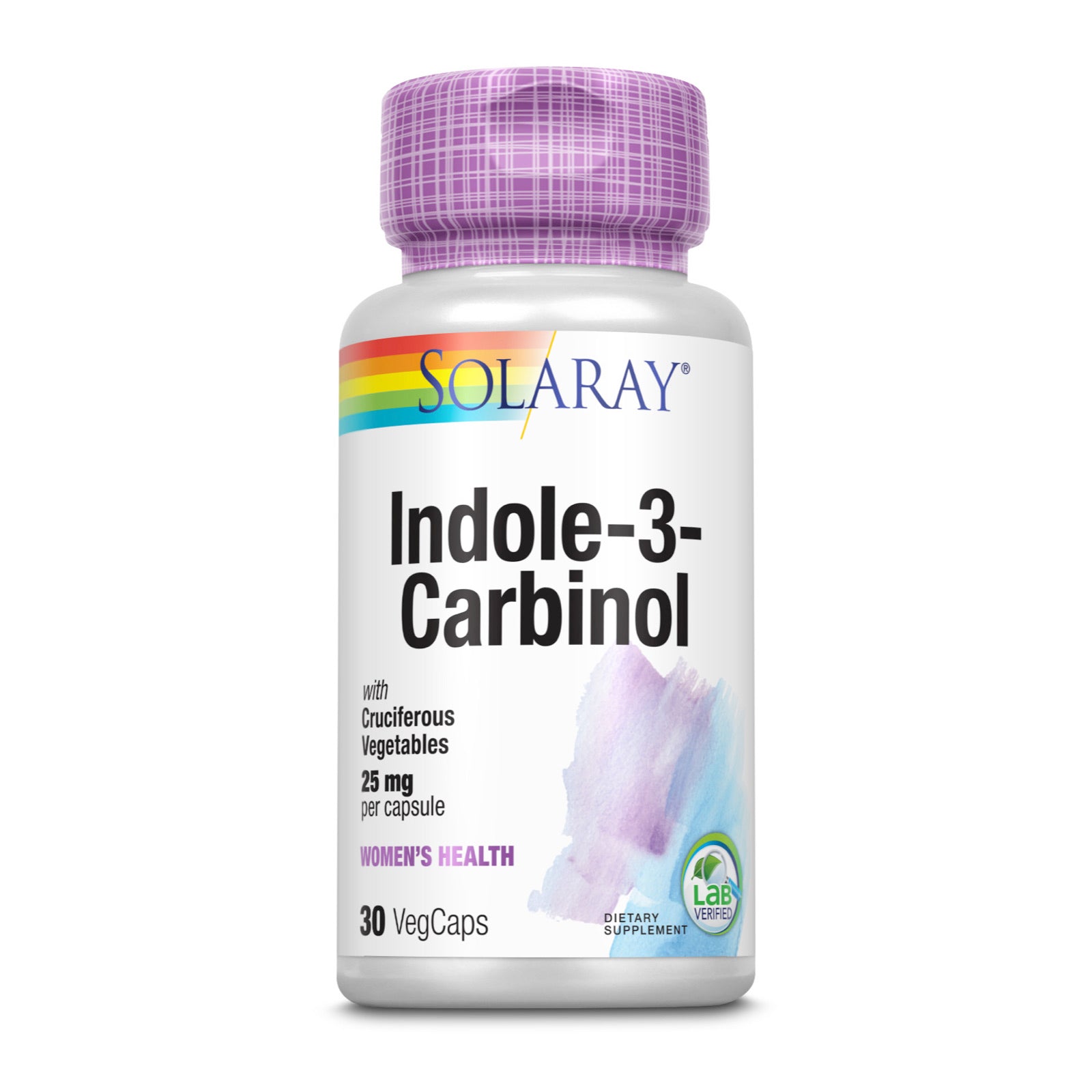 Solaray, Indole-3-Carbinol With Cruciferous 25 mg, 30 VegCaps UPC 076280366631 | HiLife Vitamins